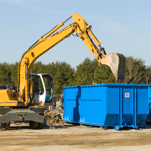 how many times can i have a residential dumpster rental emptied in Emerson